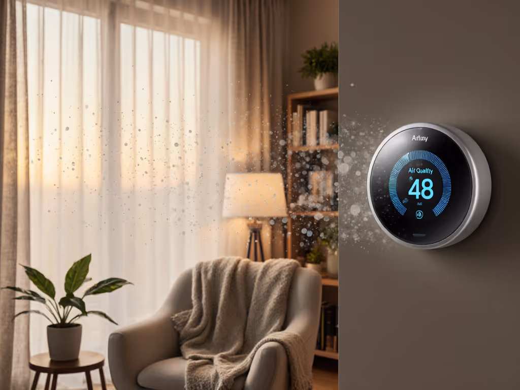 Allergy Relief: Smart Thermostat Air Quality Control