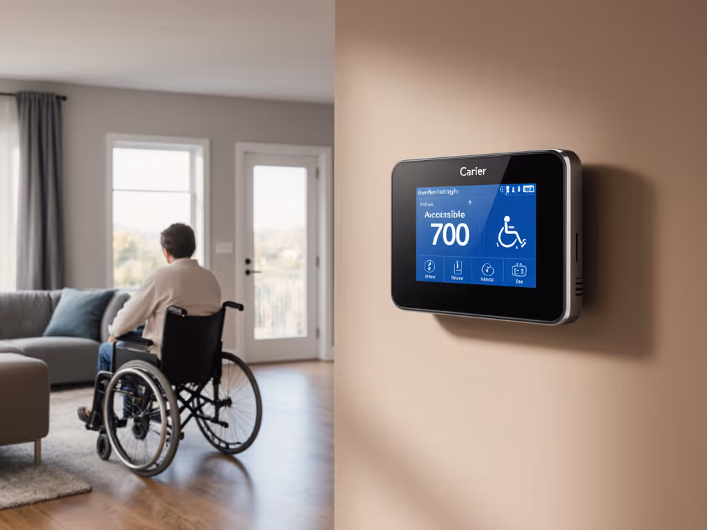 Carrier Smart Thermostat: Disability-Friendly Setup Guide